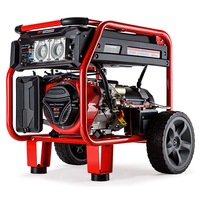 GENPOWER 8.4kW Peak 6kW Rated Petrol Generator, 18HP 420CC 4-Stroke Single-Phase Portable