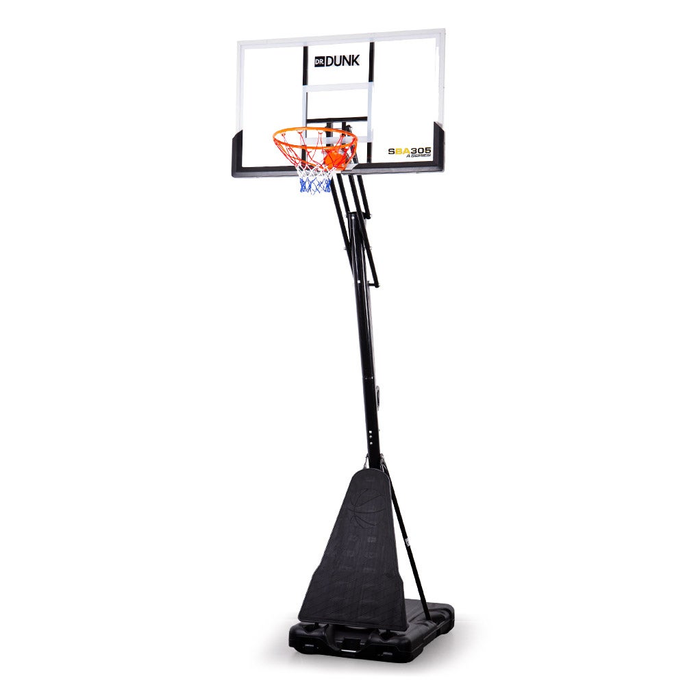 Dr.Dunk 3.05M Basketball Hoop System Height Adjustable Basketball Stand Ring Backboard Portable