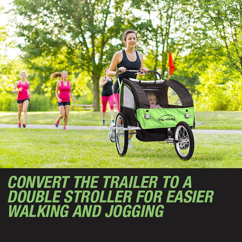 tag along bike trailer and jogger reviews