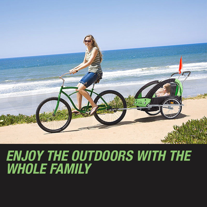 Buy Tagalong Kids Bike Trailer Bicycle Pram Stroller Children Jogger