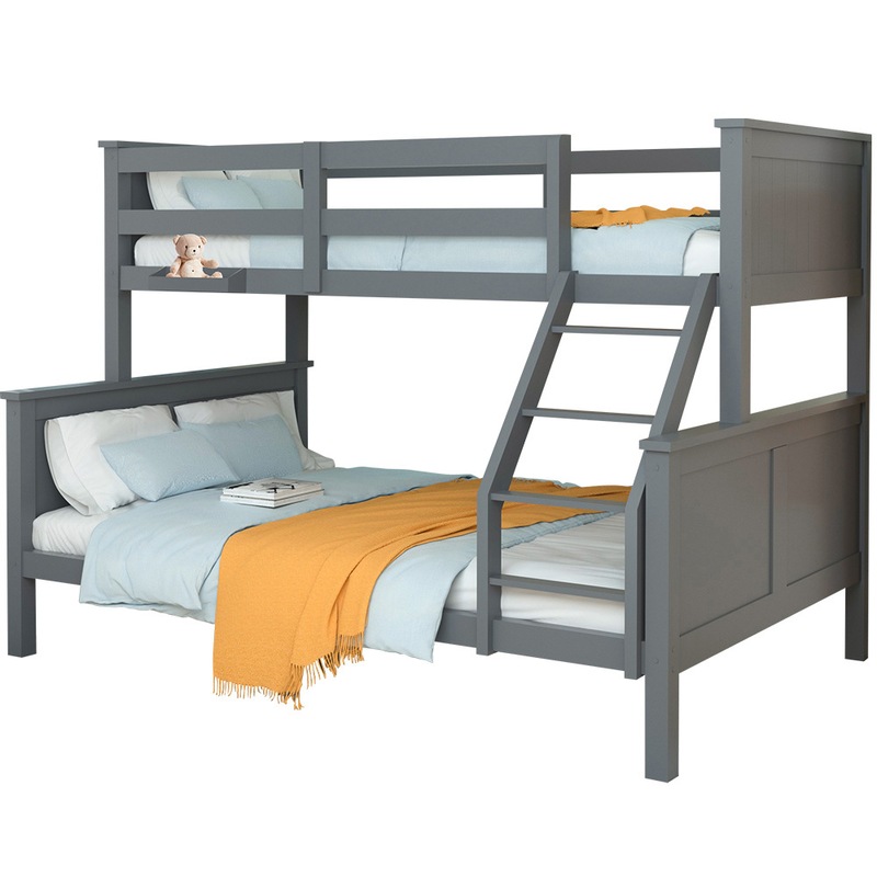 Buy KINGSTON 2in1 Single on Double Bunk Bed Kids Solid Wood Timber Loft