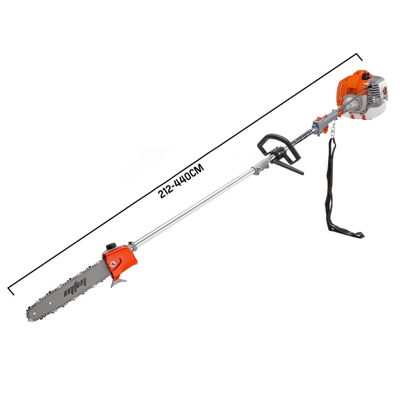 MTM 62CC Pole Chainsaw Saw Petrol Chain Tree Pruner Extended Extension