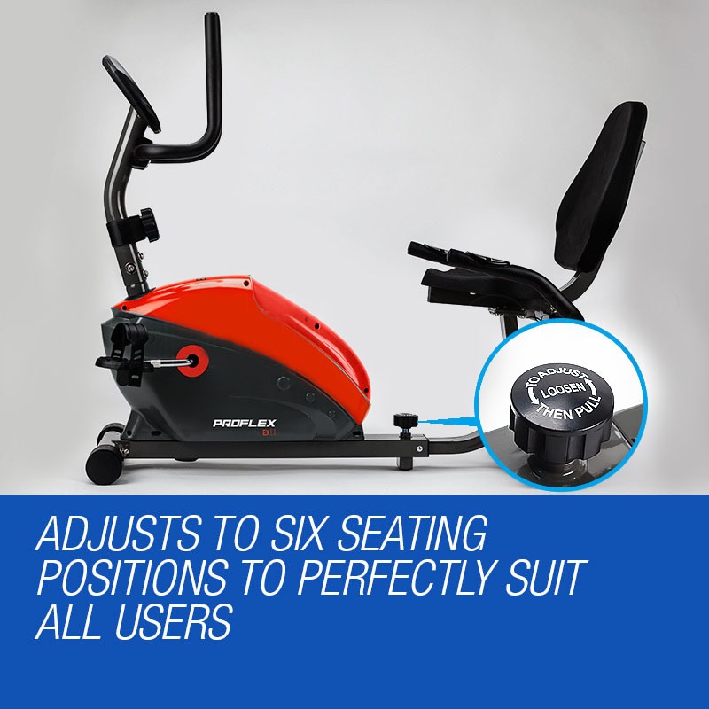 Proflex Magnetic Recumbent Exercise Bike Fitness Cycle Trainer With Lcd Display Buy Exercise Bikes 9348948019519