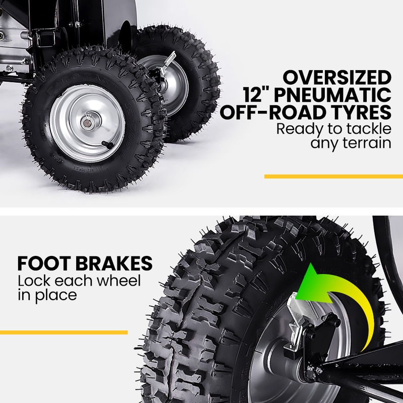 Buy MICHIGAN 6HP 212cc Petrol Wood Chipper Shredder Mulcher MyDeal