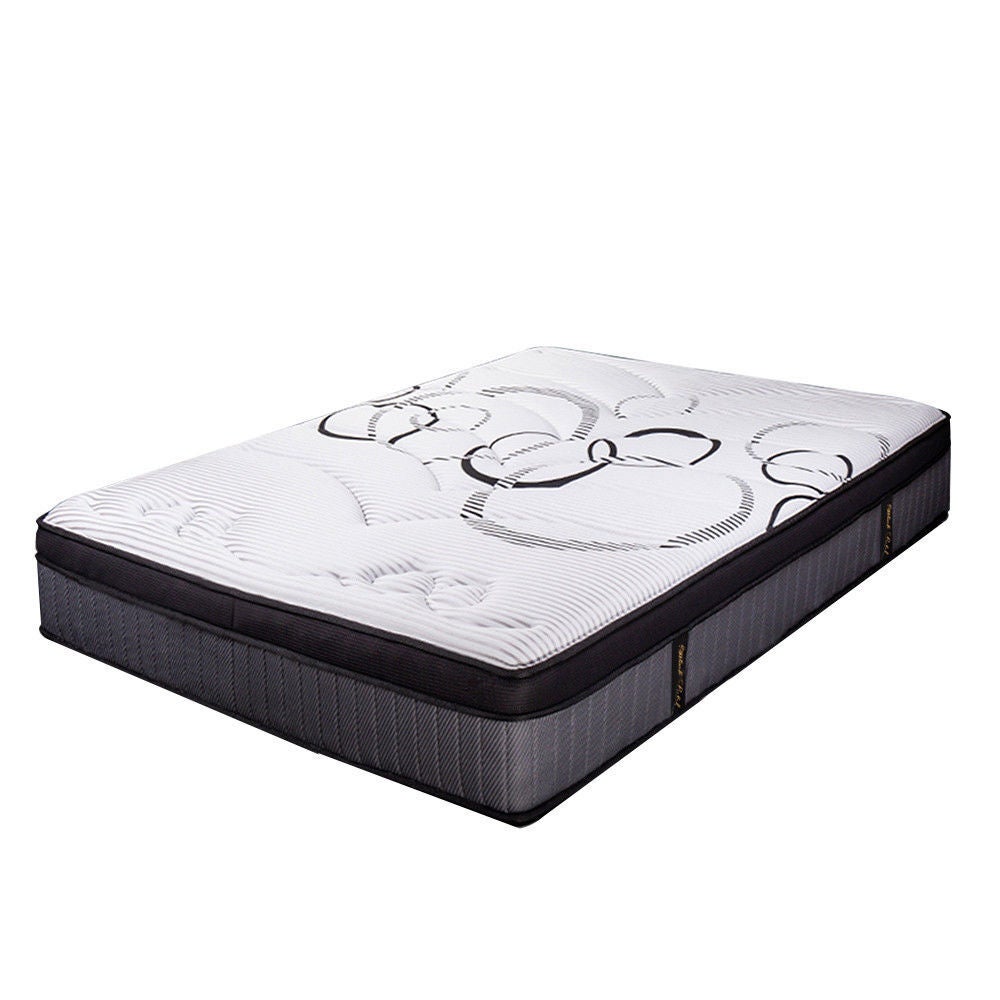 Kingston Slumber Bed Mattress King Size 34CM Thick Medium Firm Innerspring Comfort Memory Foam