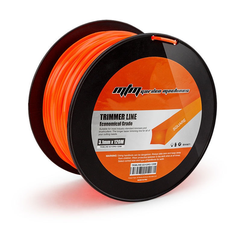 MTM 3.1mm x 120M Squared Tip Trimmer Line Australia