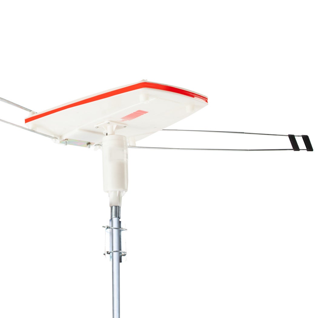 Outdoor TV Antenna Digital Rotating HD Amplified Aerial Signal Booster ...