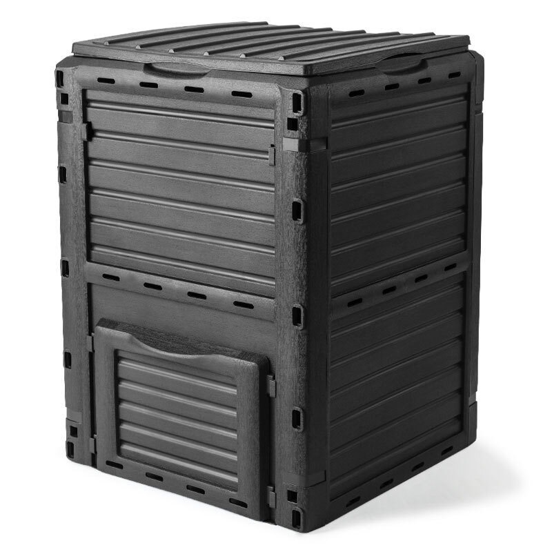 Buy PLANTCRAFT 290L Aerated Compost Bin Grey Food Waste Garden