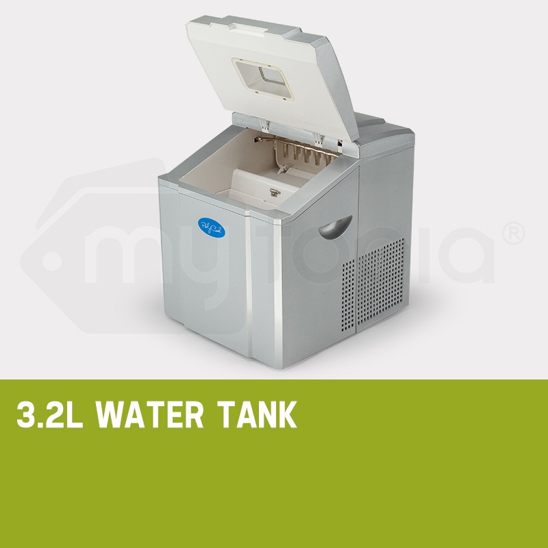 POLYCOOL 3.2L Portable Ice Cube Maker Machine Commercial Automatic Home Fast Buy Ice Makers