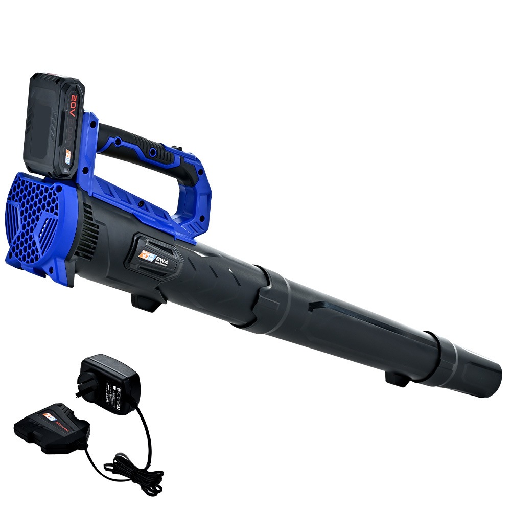 POWERBLADE BW4 20V Cordless Electric Leaf Blower Kit with Battery and Fast Charger