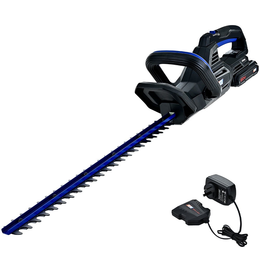 POWERBLADE HH4 20V Cordless Electric Hedge Trimmer Kit with Lithium Battery and Fast