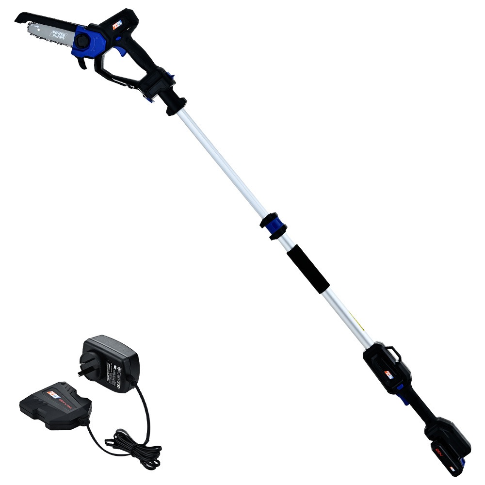POWERBLADE SW7 20V Cordless Convertible Mini Chainsaw Pole Saw Kit Telescopic Electric Tree