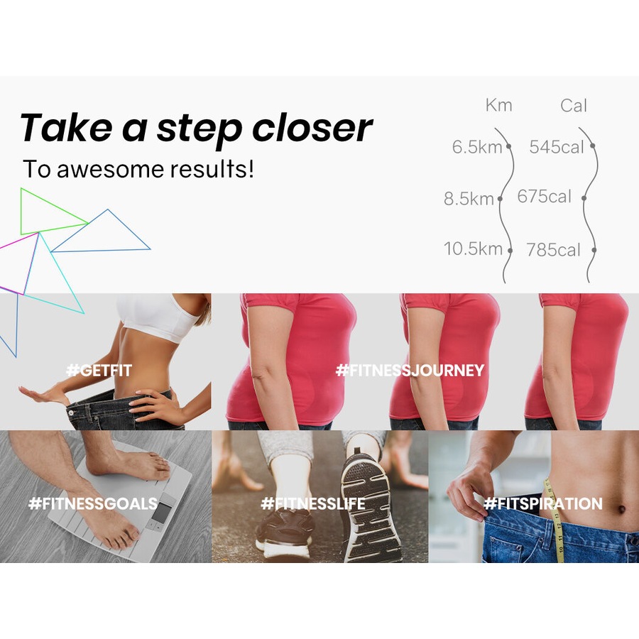 PROFLEX Electric Treadmill Folding Compact Small Walking Running Machine Home Gym, Bluetooth Speaker