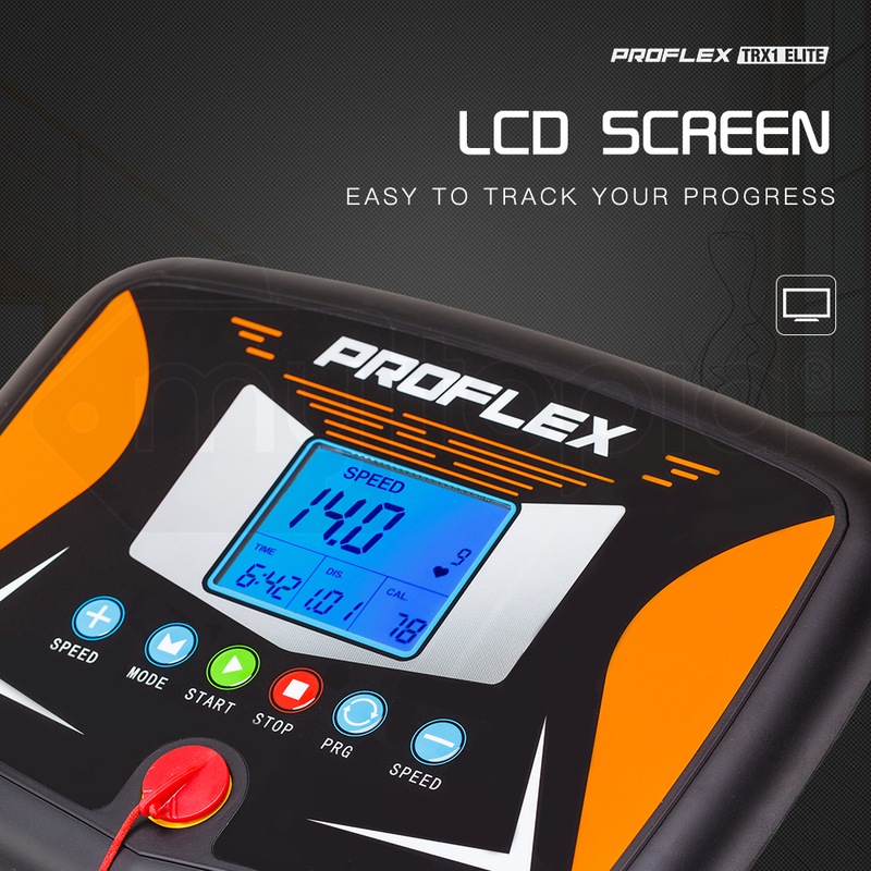 PROFLEX Electric Treadmill Exercise Fitness Equipment Home Gym Machine