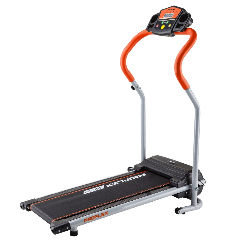 PROFLEX Electric Walking Treadmill Mini Compact Folding Walker Exercise Home Gym Machine Equipment