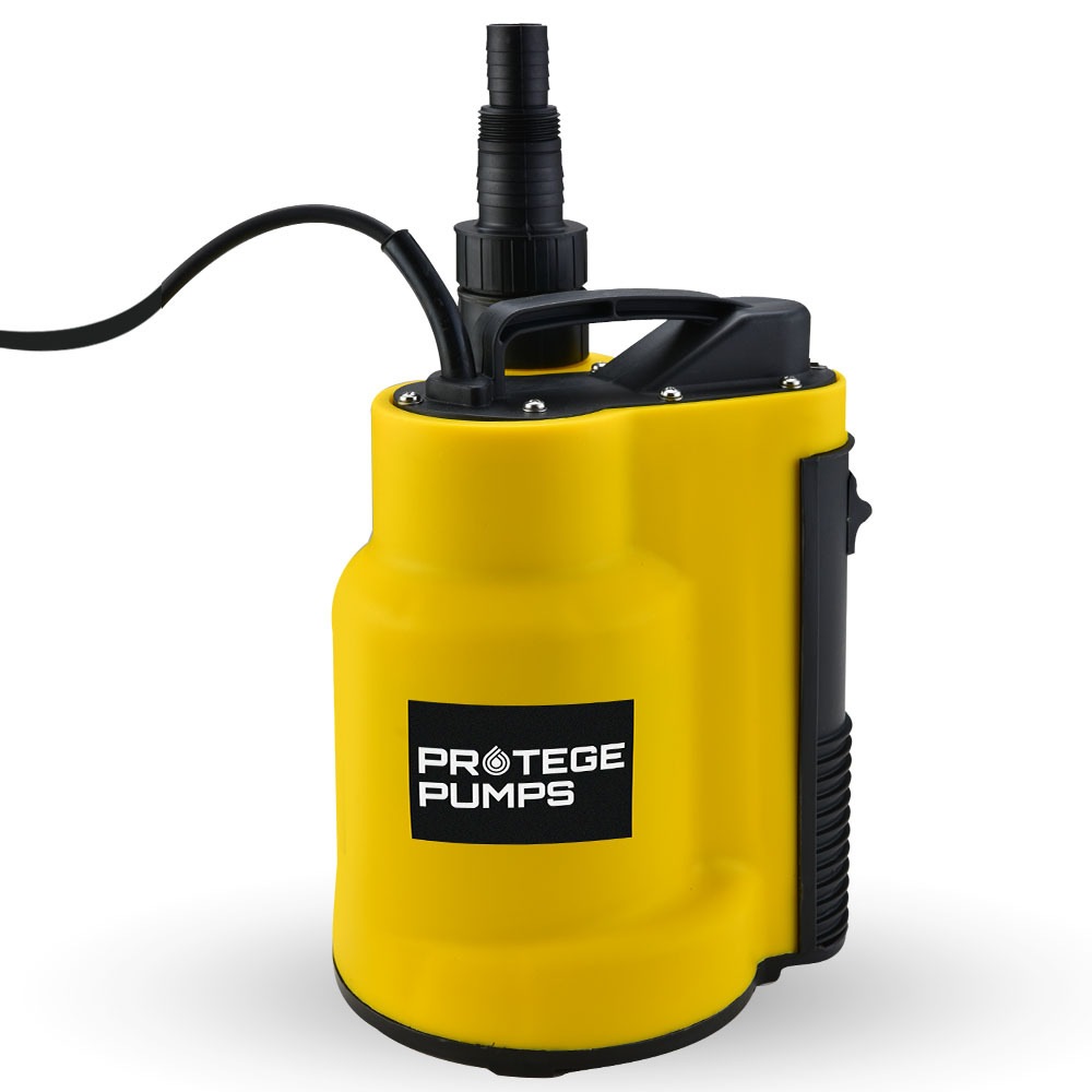 PROTEGE Tight Access Clean/Grey Water Submersible Sump Pump Integrated Float Switch Australia