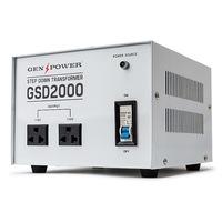 Genpower 2000W Step Down Transformer 240V-110V Stepdown Transformers Voltage Converter AU-US
