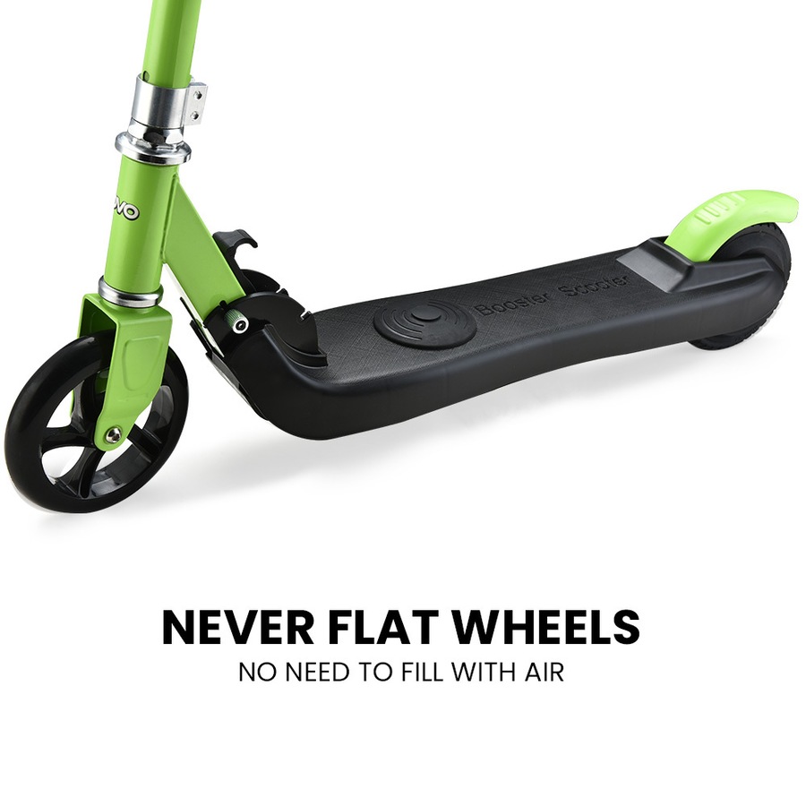 ROVO KIDS Electric Scooter, Ages 5-11, Adjustable Height, Folding, Lithium Battery, Green