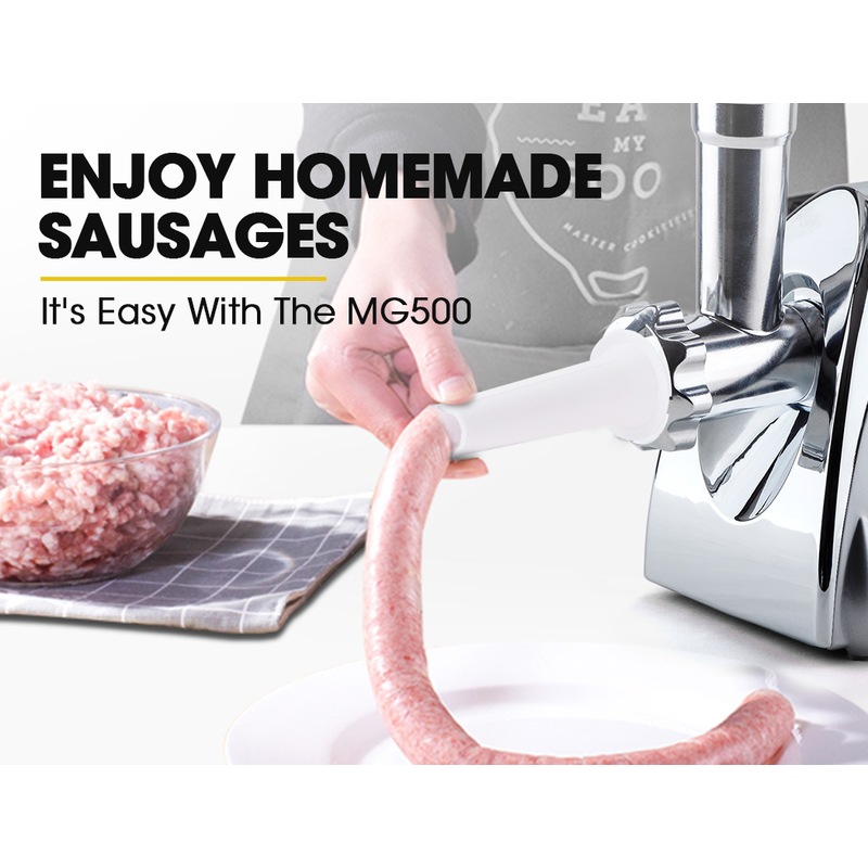 Buy EuroChef 2800W Electric Stainless Steel Meat Grinder Mincer Sausage