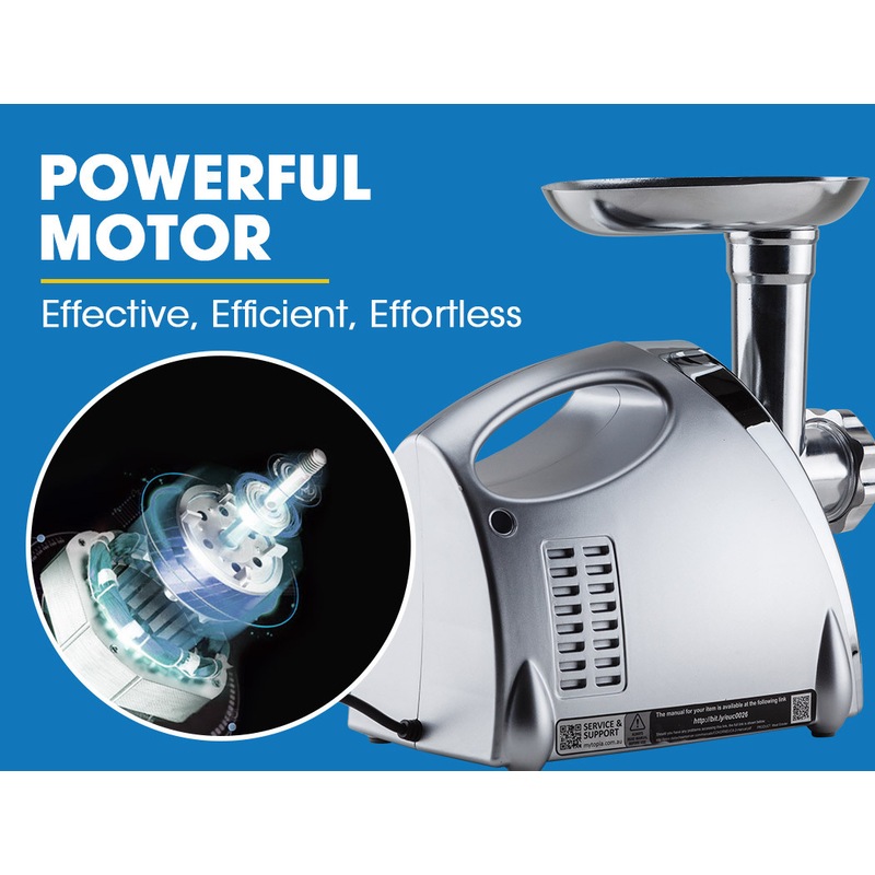 Buy EuroChef 2800W Electric Stainless Steel Meat Grinder Mincer Sausage