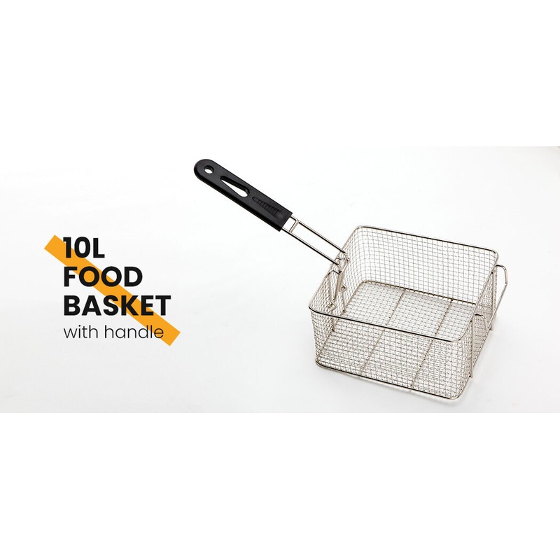 EuroChef Commercial Electric Deep Fryer Frying Basket Chip Cooker Fry