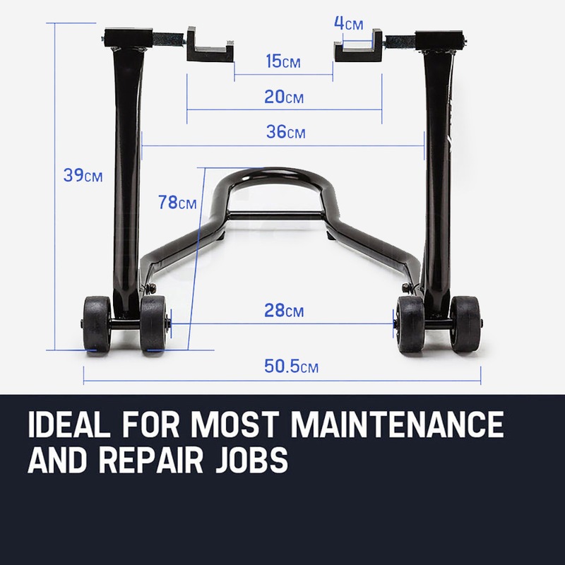 T-REX Rear Motorcycle Stand Heavy-Duty Motorbike Lift Paddock Carrier