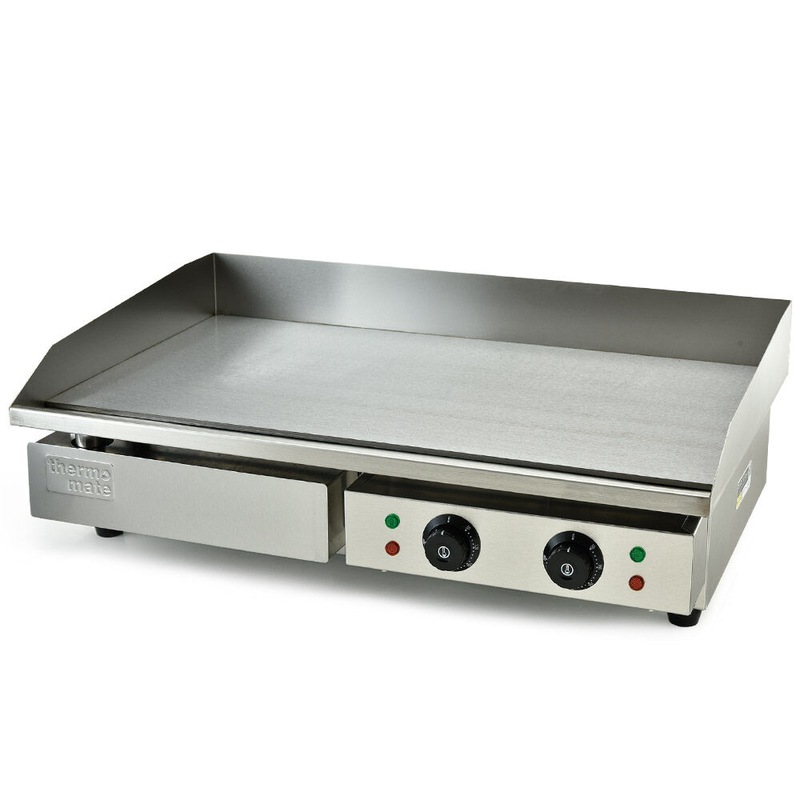 Buy THERMOMATE Commercial Electric Griddle Extra Large 73x47cm 2 x 10A