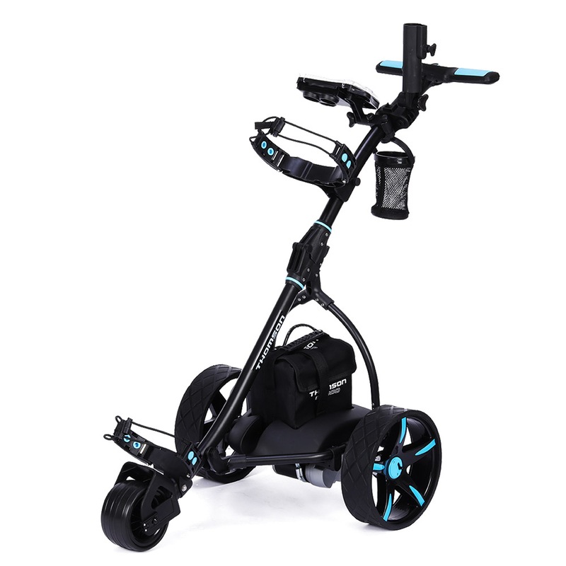 THOMSON Golf Buggy Electric Trolley Automatic Motorised Foldable Cart
