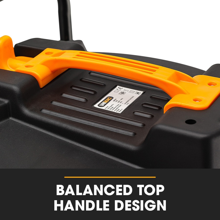 UNIMAC 100L 2400W Wet and Dry Vacuum Cleaner, Heavy-Duty Dual Copper Motors, Accessory Set, for Workshop Car Carpet