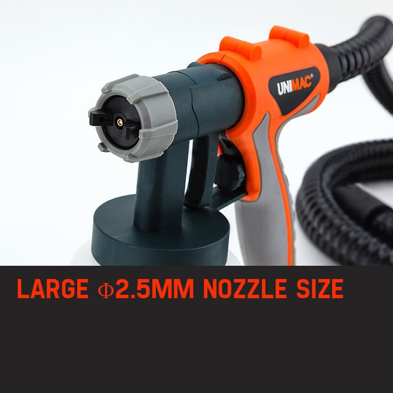 Buy UNIMAC 740W HVLP Electric Paint Sprayer Gun DIY Spray Station