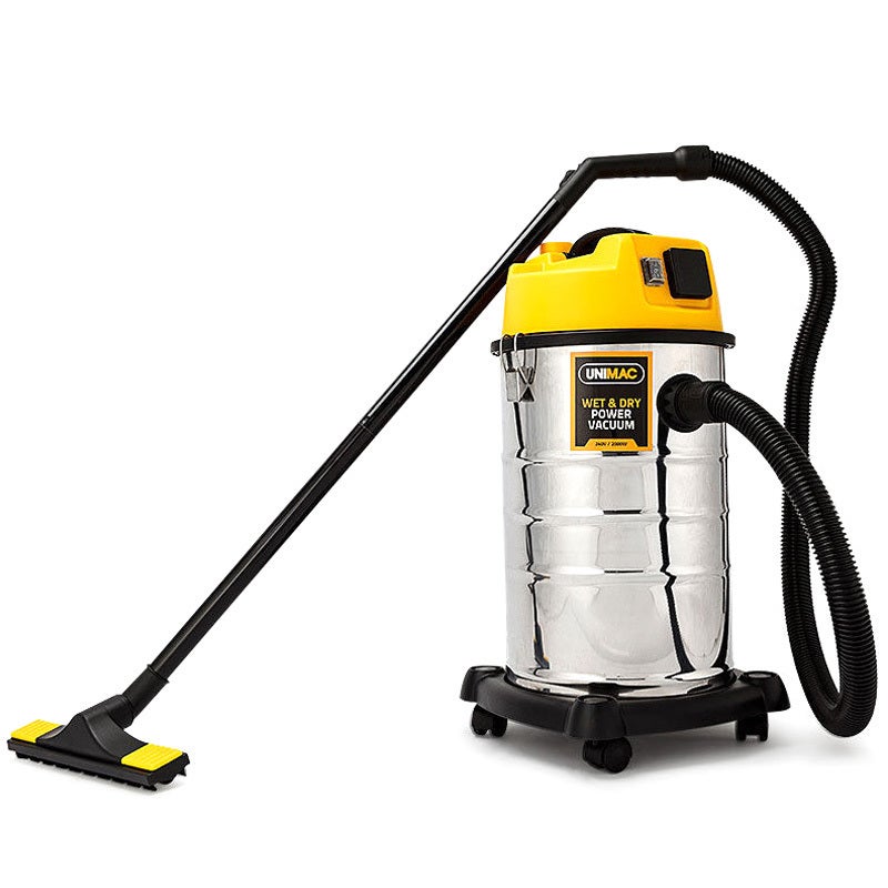 UNIMAC 30L Industrial Vacuum Cleaner Wet and Dry Blower Bagless 2000W Drywall Shop Vac