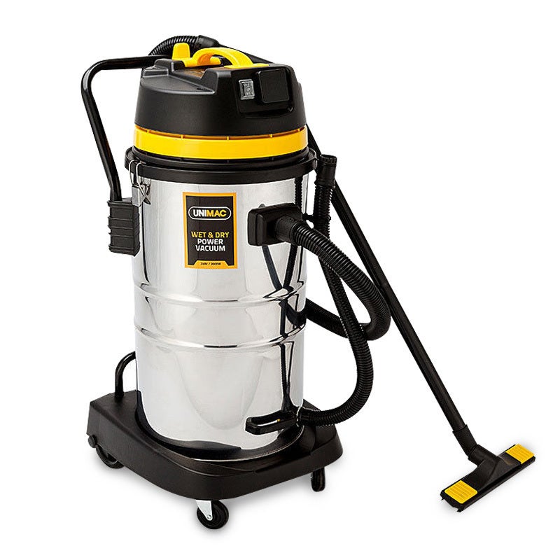 UNIMAC 60L Industrial Vacuum Cleaner Wet and Dry Commercial Bagless Shop Vac Drywall 2000W