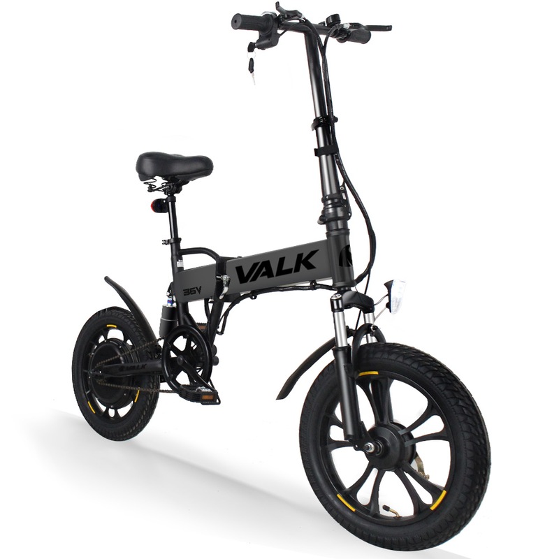 VALK 250W Electric Bike Dual Suspension Folding Foldable eBike eBike