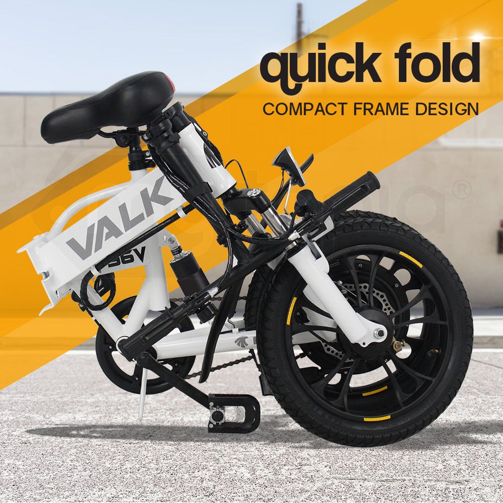 valk 250w electric bike dual suspension