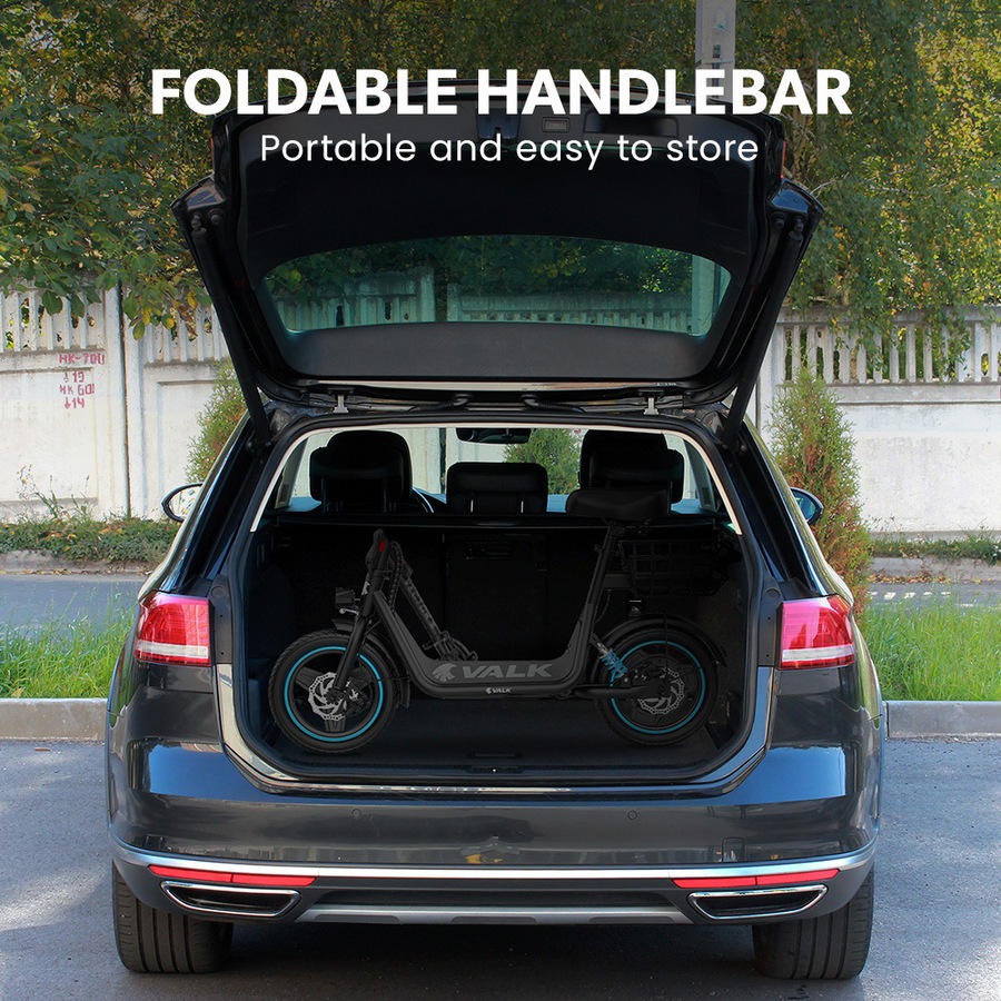 Valk Electric Scooter with Seat 30km Range, AU Compliant, Disc brakes, 14" Tyres, for Adults, Teens, Commuter