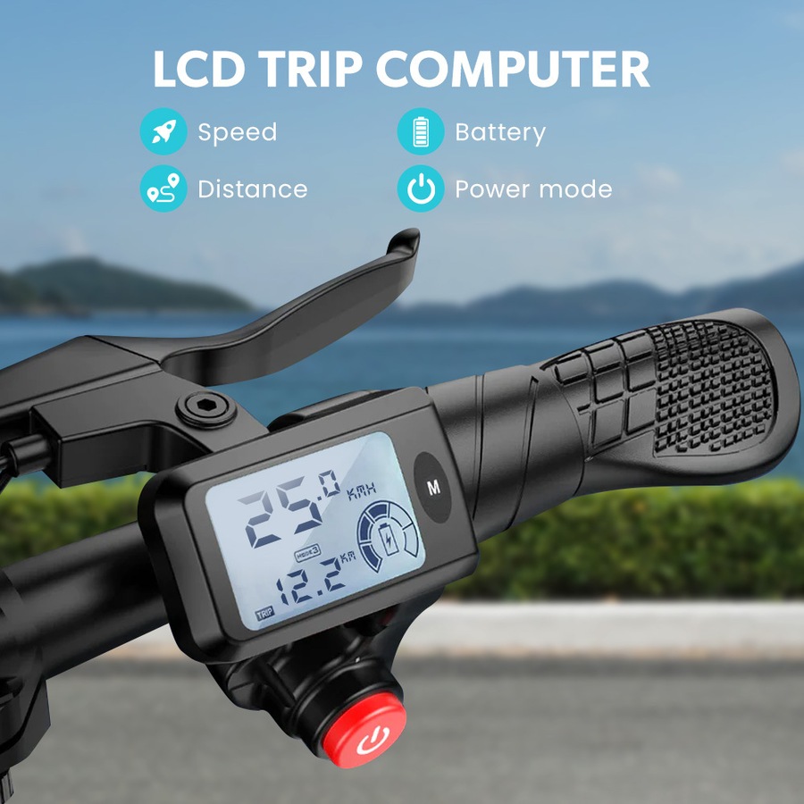 Valk Electric Scooter with Seat Disc brakes, 12" Tyres, AU Compliant, for Adults, Teens, Commuter, Black