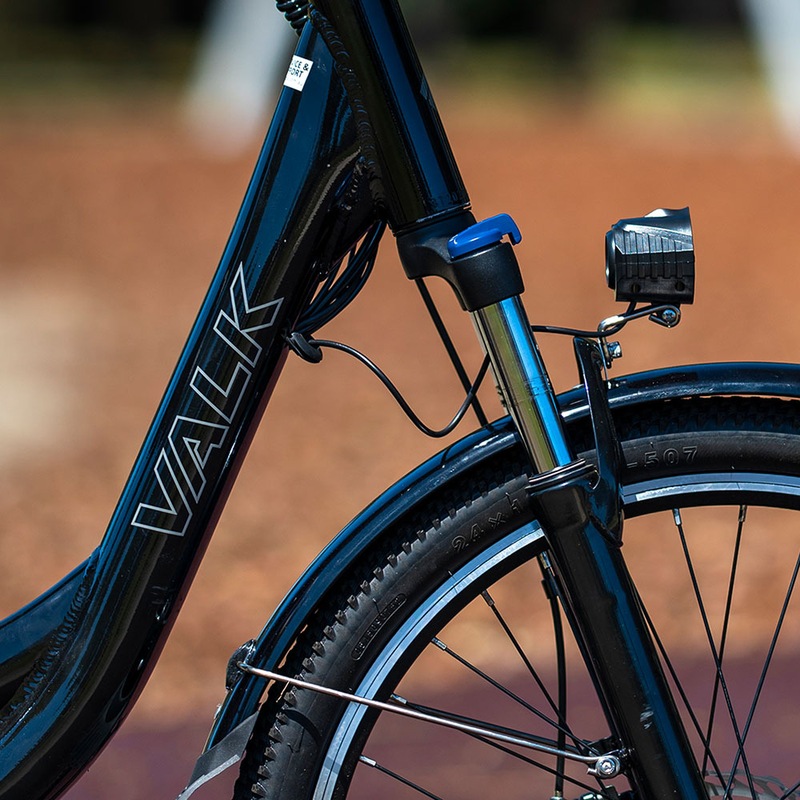 Buy VALK 250W 10Ah Electric Tricycle, Shimano Gears, Disc Brakes, Side