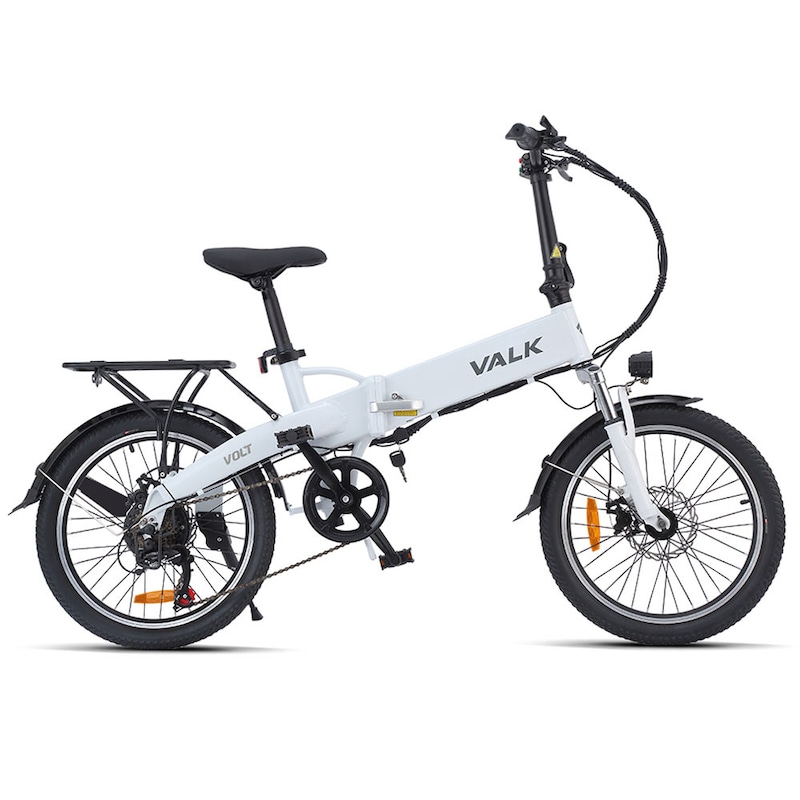 VALK Folding Electric e-Bike Foldable Fold Up eBike Bicycle 20 inch 36V Compact - Fitness World Wide