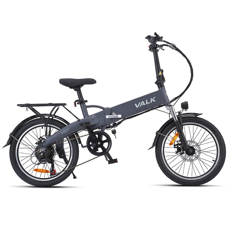 VALK Folding Electric e-Bike Foldable Fold Up eBike Bicycle 36V 20 inch Compact - Fitness World Wide