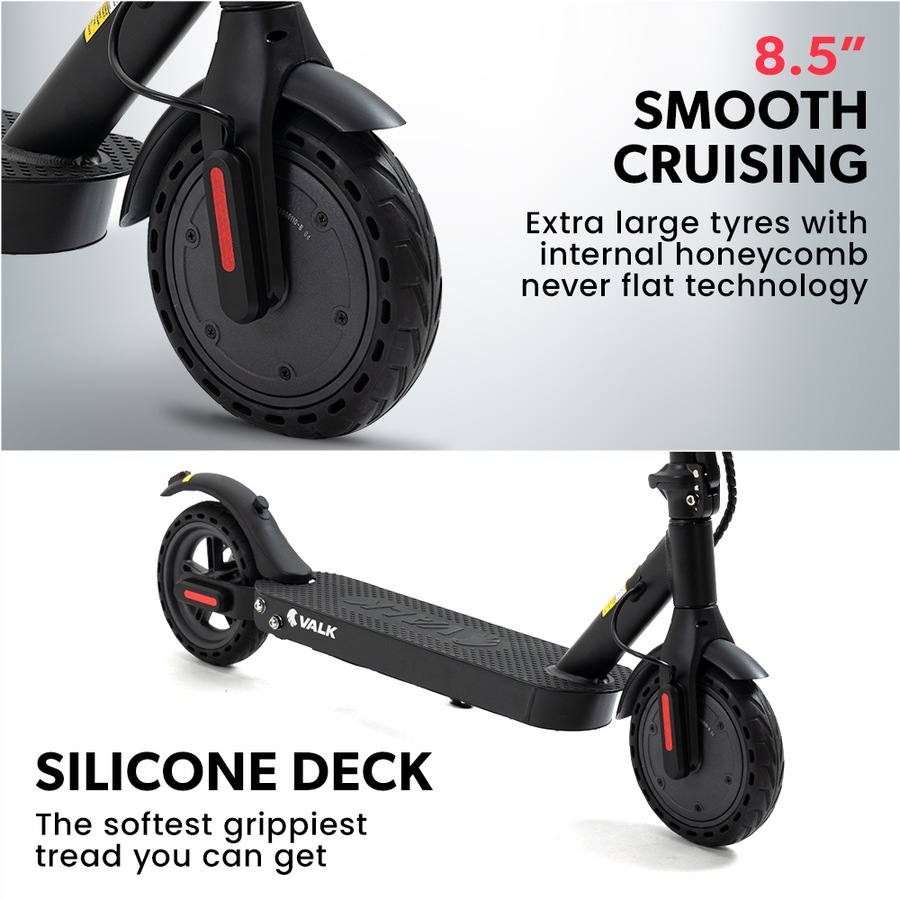 Valk Synergy 5 Electric Scooter 400W, AU Compliant, Motorised eScooter for Adults, Black