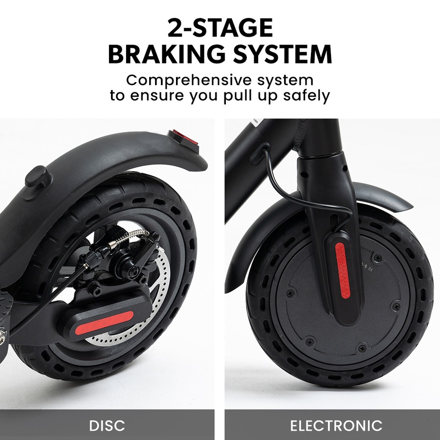 Valk Synergy 5 Electric Scooter 400W, AU Compliant, Motorised eScooter for Adults, Black