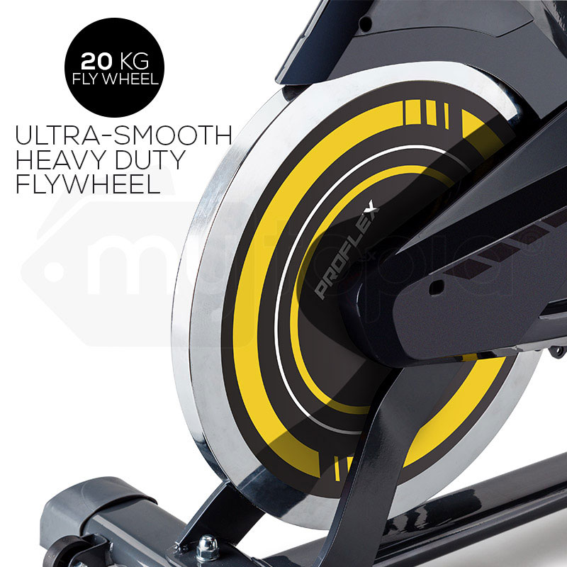 proflex spn850 28kg flywheel commercial spin bike