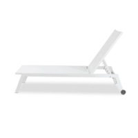 Morocco Outdoor Sunlounger in Arctic White