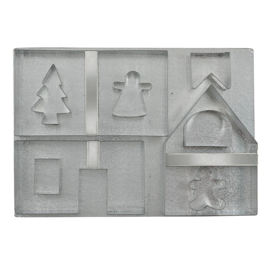 Avanti Gingerbread House 10 Piece Set Includes Base Board