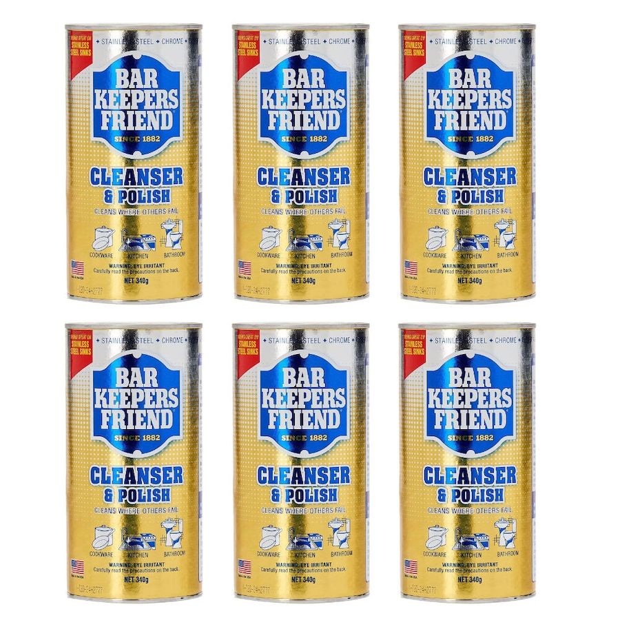 Bar Keepers Friend Cleanser & Polish 340g - Set of 6