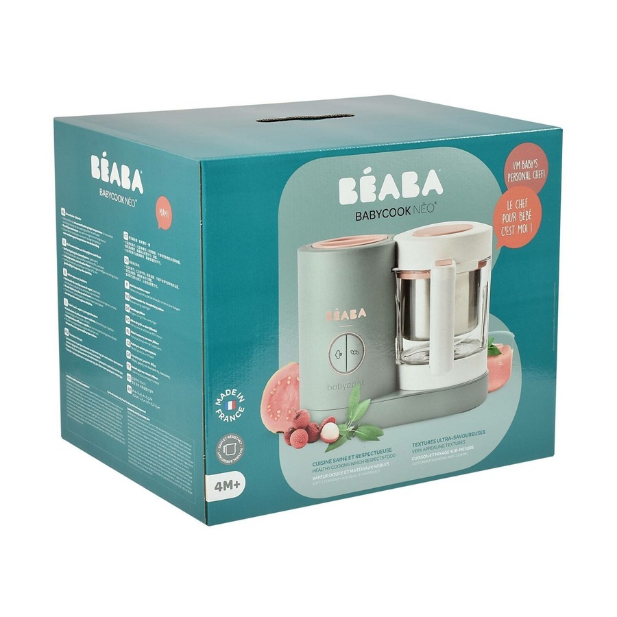 Beaba Babycook Neo Baby Food Processor Steam Cook Blend - Eucalyptus