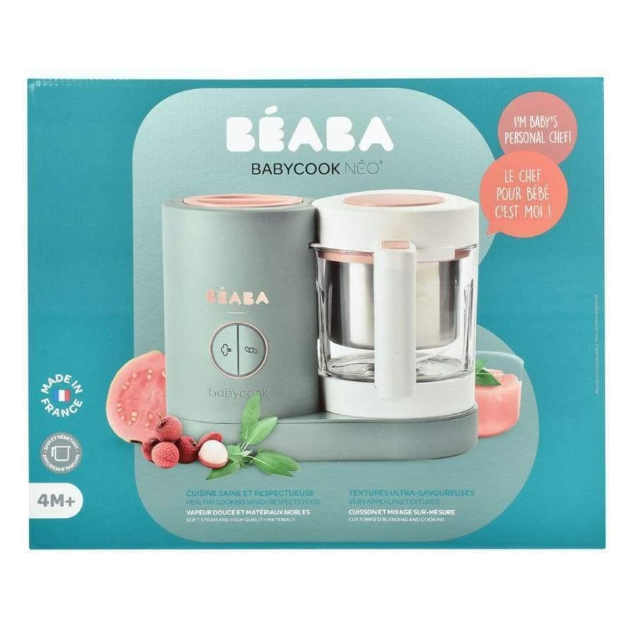 Beaba Babycook Neo Baby Food Processor Steam Cook Blend - Eucalyptus