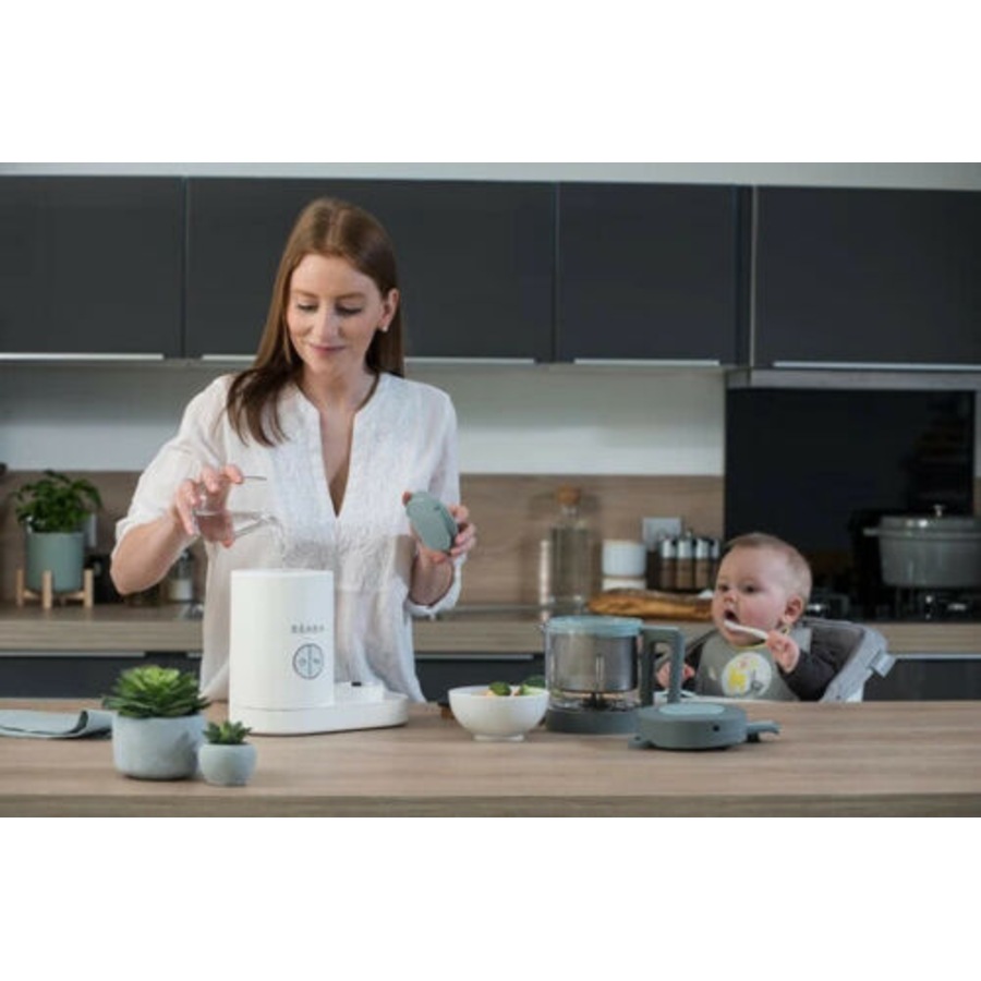 Beaba Babycook Neo Baby Food Processor Steam Cook Blend White / Grey