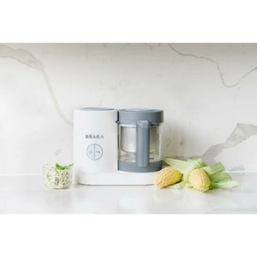 Beaba Babycook Neo Baby Food Processor Steam Cook Blend White / Grey