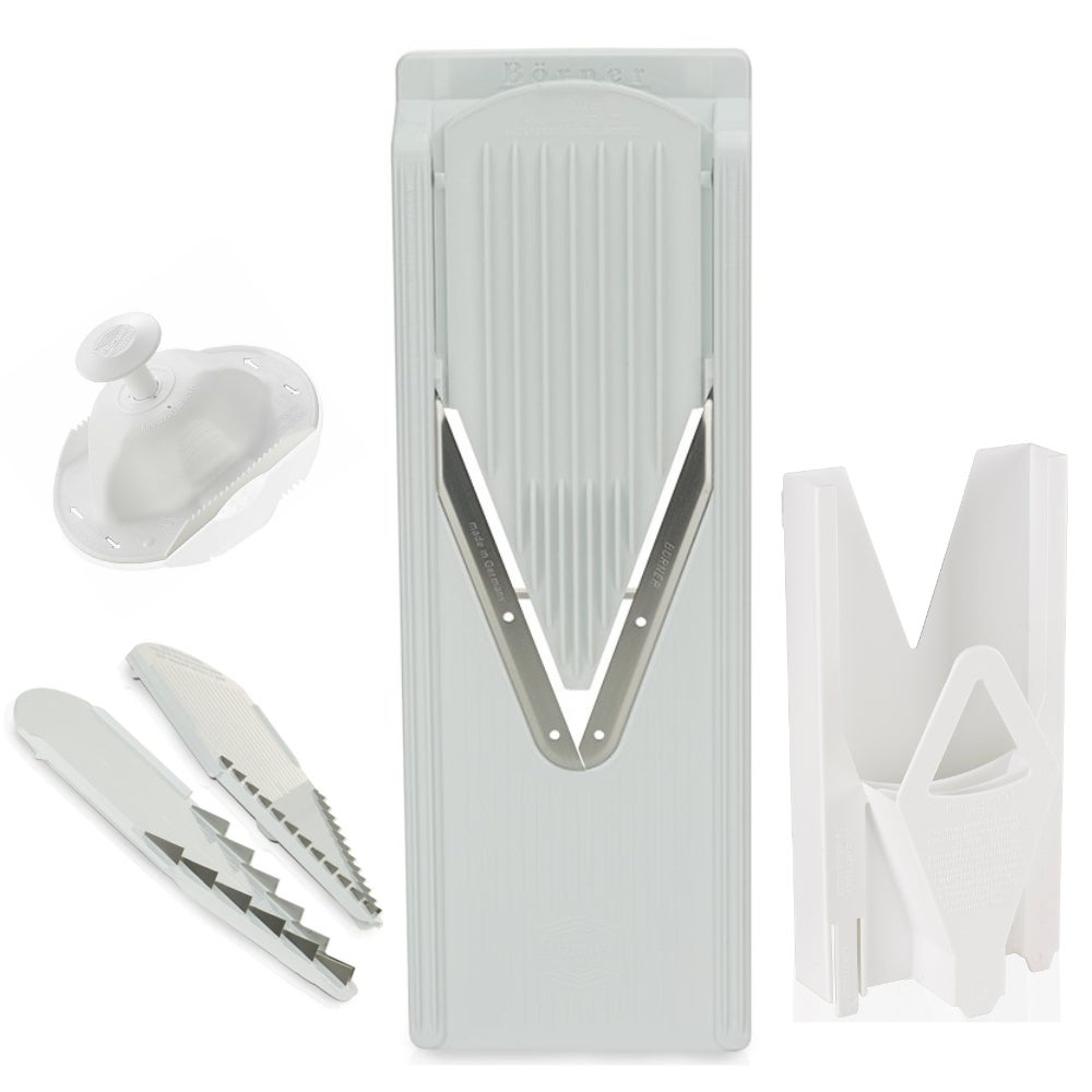 Borner V3 TrendLine Starter Set V Slicer + Multi Box + Safety Hat + 3 Blade Inserts - White
